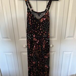 Torrid Floral Black Maxi Dress